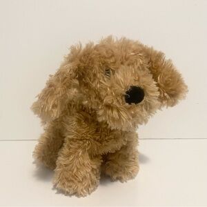 Manhattan Toy Puppy Dog Plush Tan Stuffed Animal 8” Soft Cuddle Toy